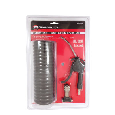 5M Recoil Air Hose And Air Blow Gun Set