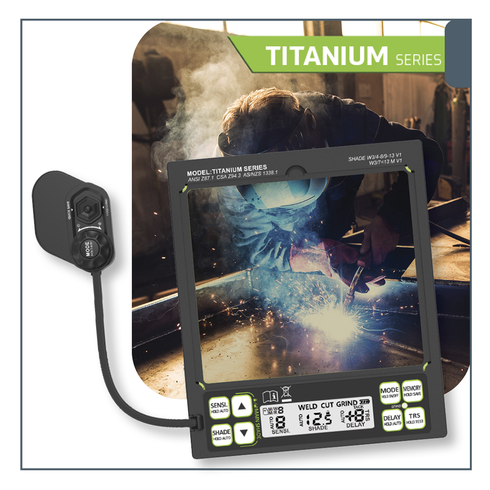 Weldsafe Welding Helmet Titanium Galaxy Red - Image 2