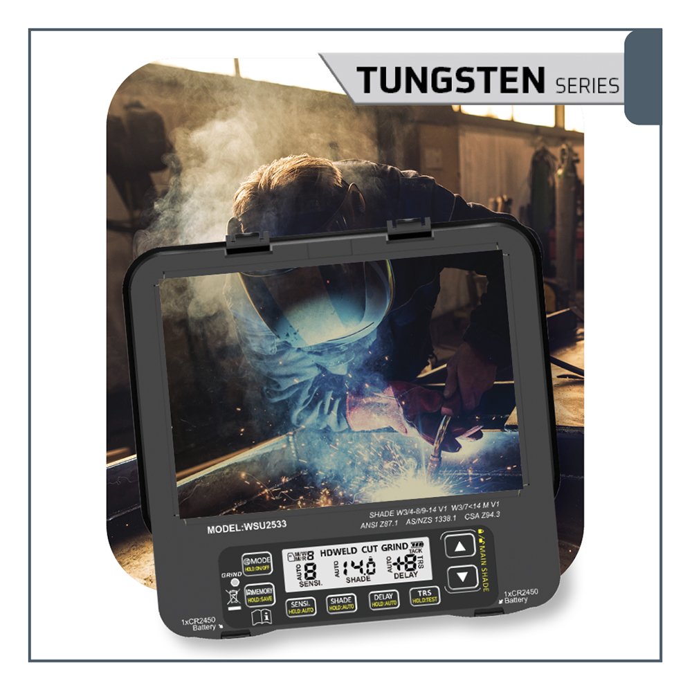 Weldsafe Welding Helmet Tungsten Solar Lift - Image 2