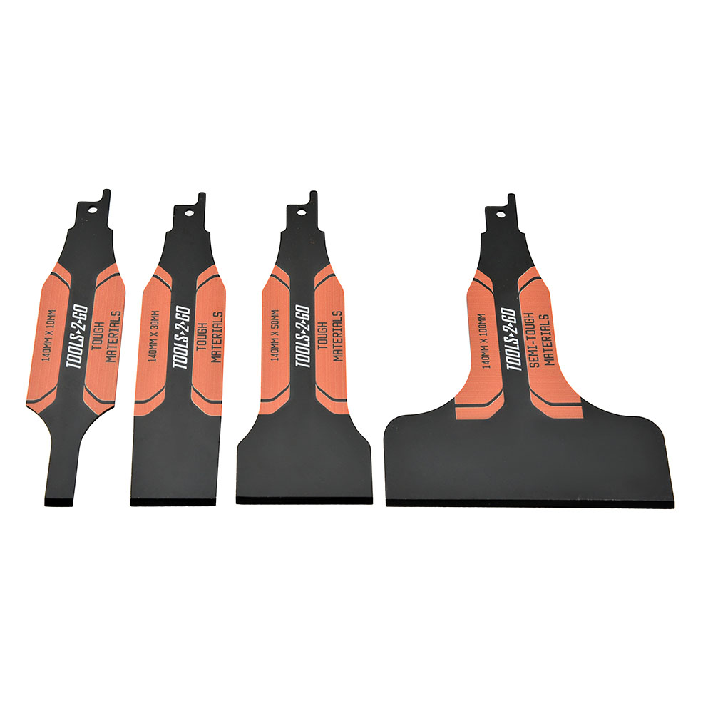4pc Reciprocating Shovel Blade Set - Image 2