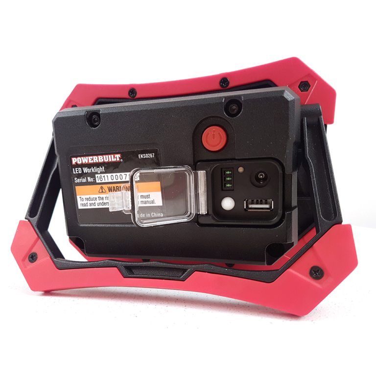 LED Rechargeable Work Light with Power Bank Power Built Tools