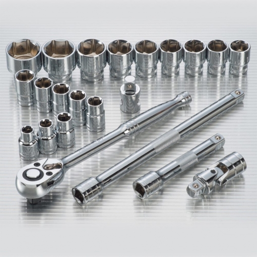 1/2" Dr 23pc Metric Socket Set - Image 2