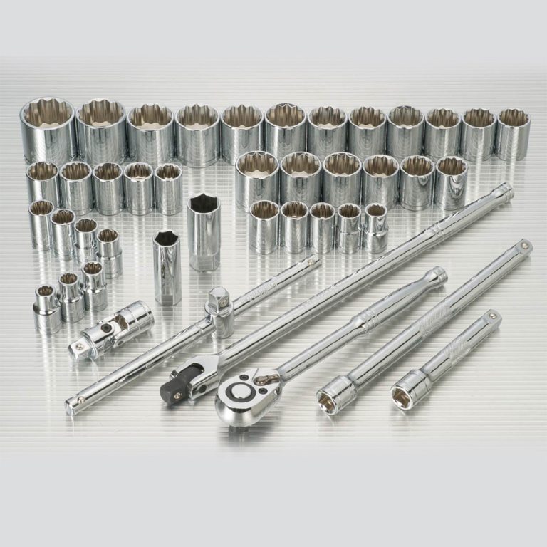 1/2” Dr 44pc Combination Socket Set Powerbuilt Tools