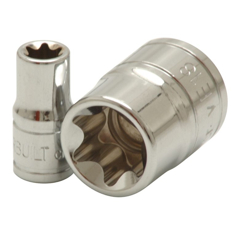 3/8" Dr x E18 Female Torx E Socket Powerbuilt Tools