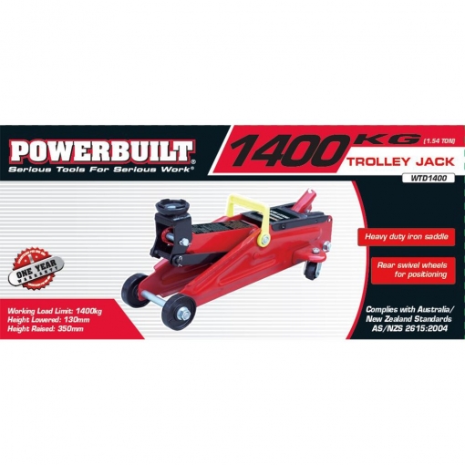 1.54 Ton / 1400kg Trolley Jack - Image 4