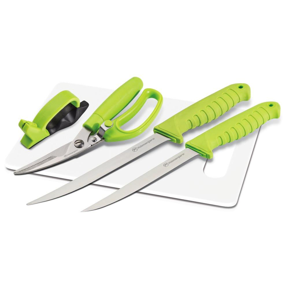 5 Piece Heavy Duty Fishing Knife & Tool Set Powerbuilt Tools