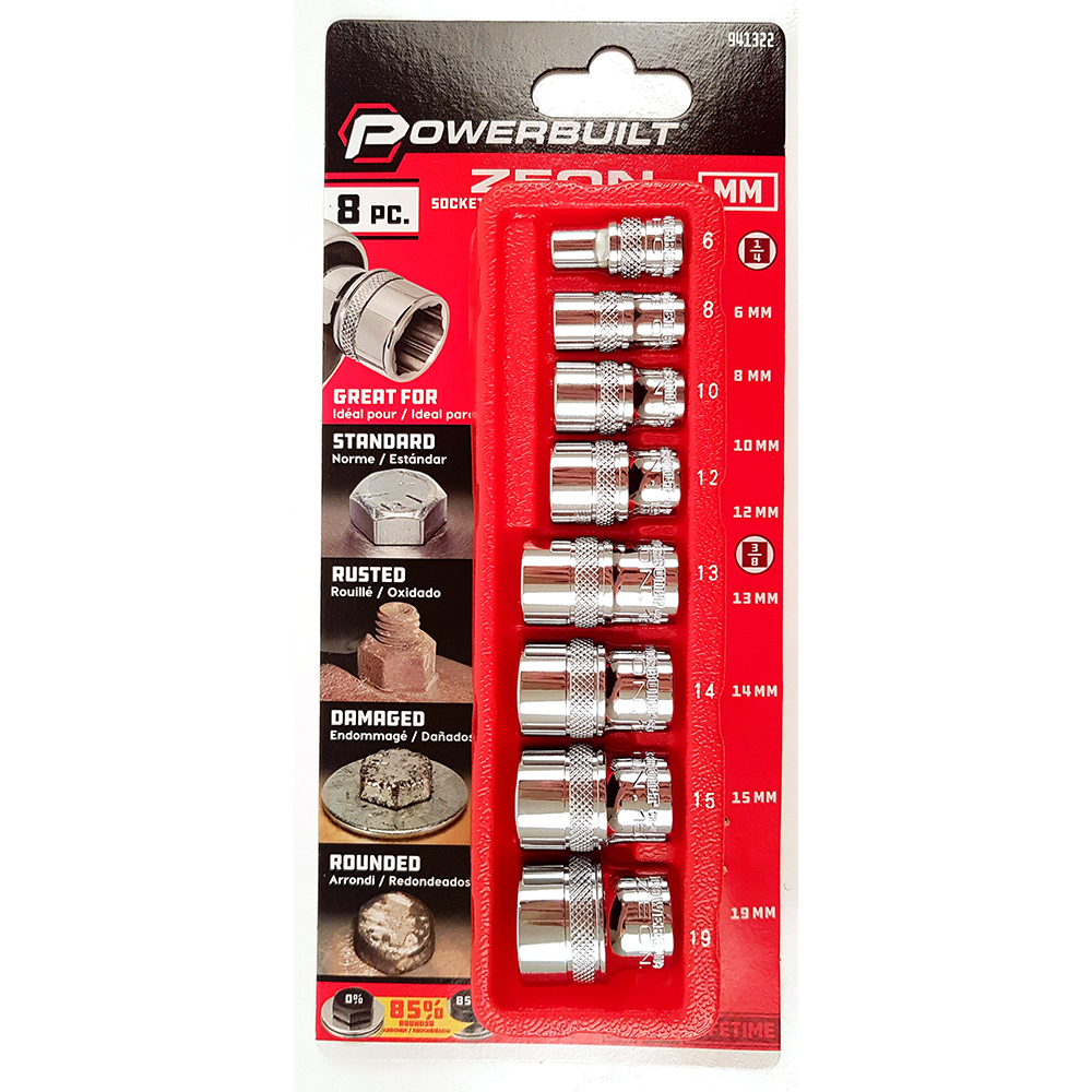 Powerbuilt zeon shop socket set
