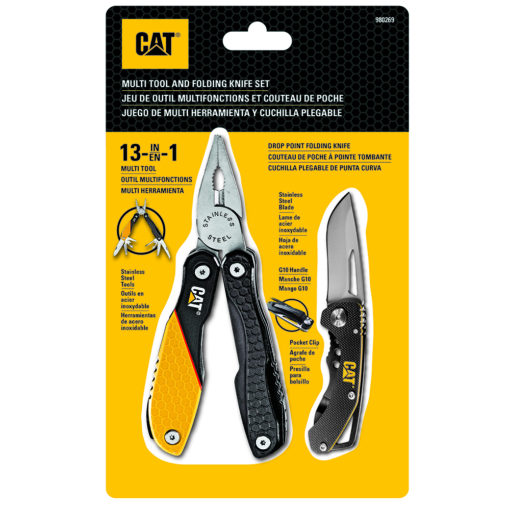 Cat® Multi Tool and Folding Skeleton Knife Set - Image 2