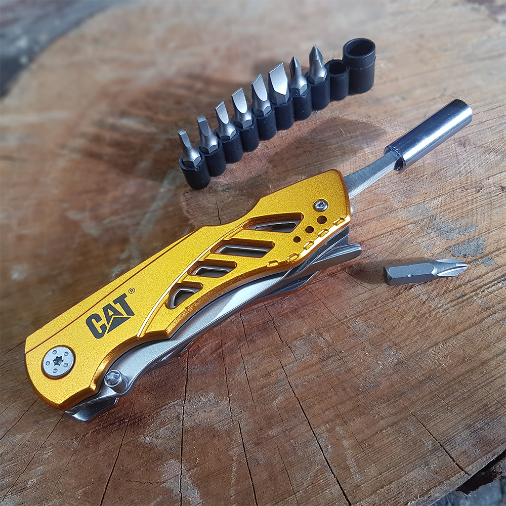 Cat Multi-Tool, Knife, and Keychain Tool Set 