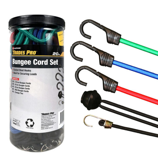 20pc Bungee Cord Set