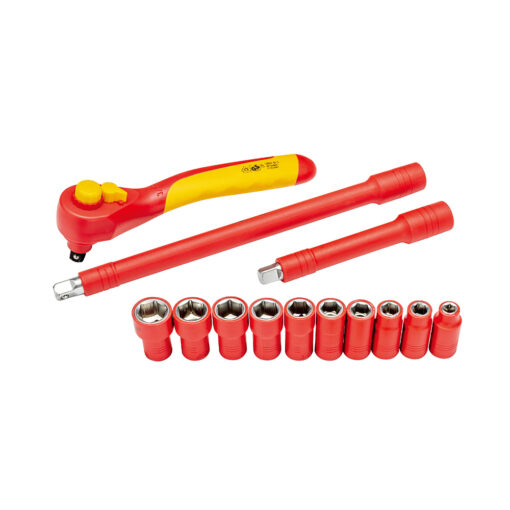 3/8" Dr 13pc VDE Socket Set W/Storage Case - Image 2