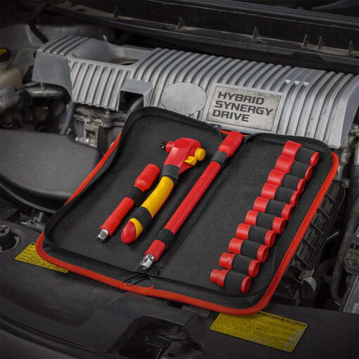 3/8" Dr 13pc VDE Socket Set W/Storage Case - Image 6