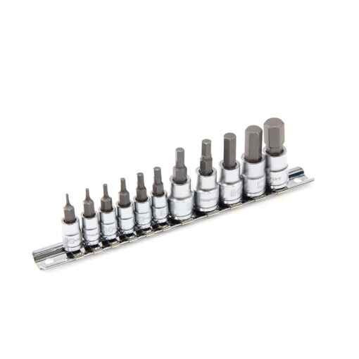 1/4" Dr 3/8" Dr 11pc Hex Bit Socket Set - Image 2