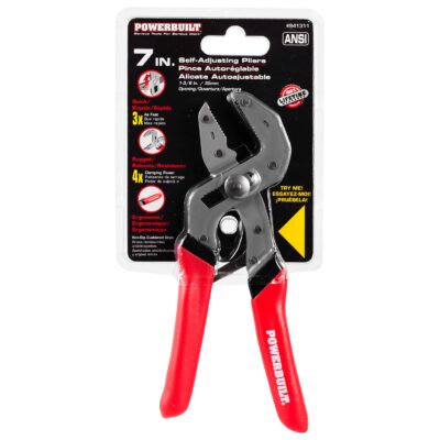 Self-Adjusting Power Grip Pliers 175mm/7"