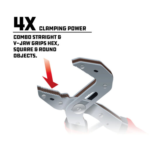 Self-Adjusting Power Grip Pliers 175mm/7" - Image 3