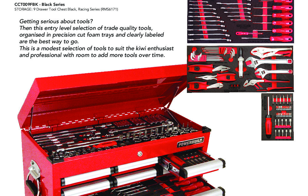 189pc Tool Chest with Assorted Tools – CCT009F