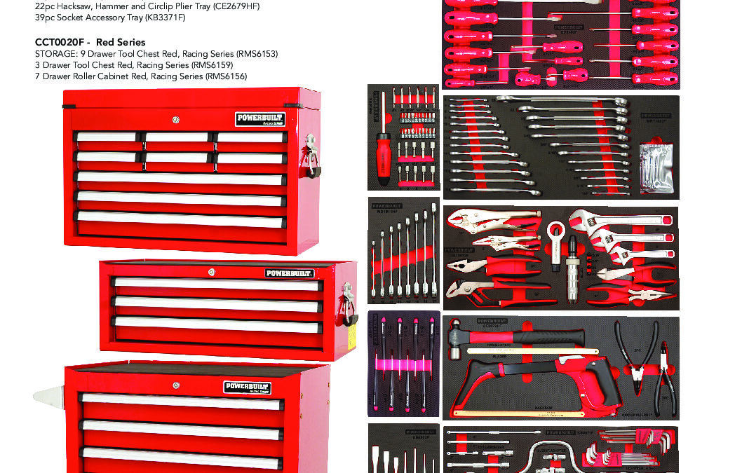317pc Tool Chest, Roller Cabinet & Assorted Tools – CCT0020F
